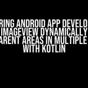 Mastering Android App Development: Adding ImageView Dynamically Behind Transparent Areas in Multiple Frames with Kotlin